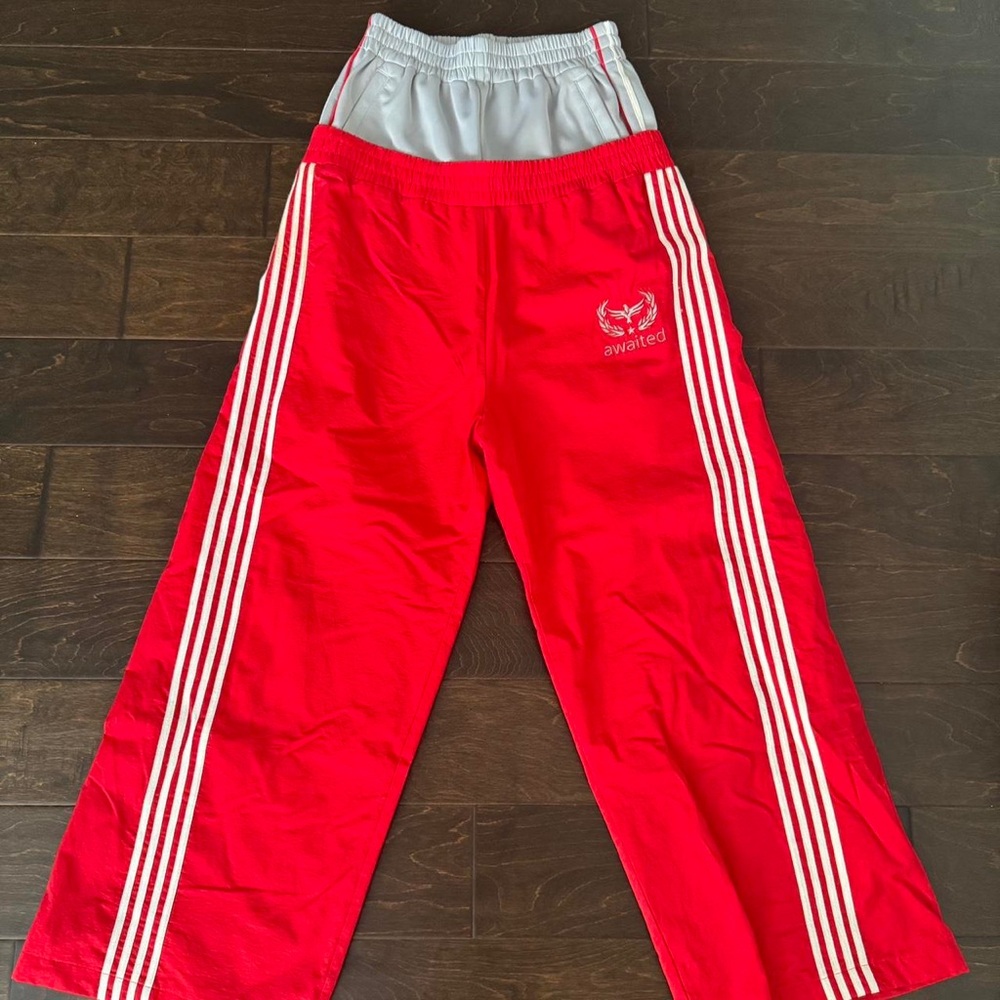 Awaited Militia Red Trackpants
